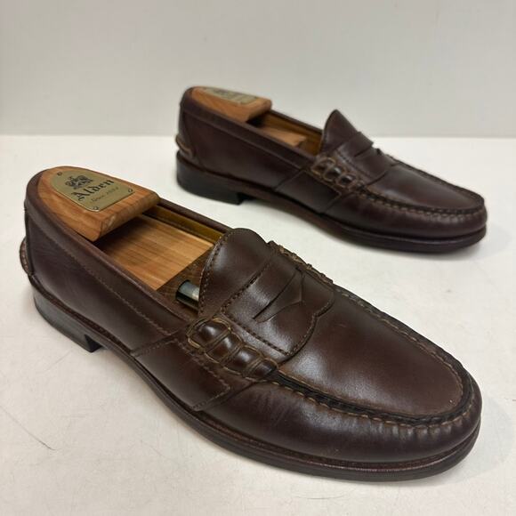NEW HEELS Polo Ralph Lauren x Rancourt & Co. Edric Penny Loafer Handsewn USA 9 - Picture 5 of 14